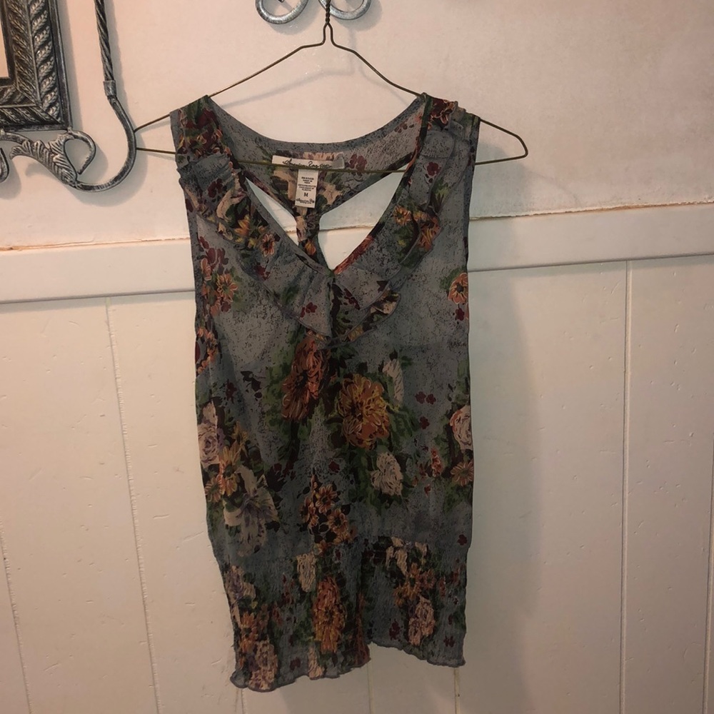 Floral tank top